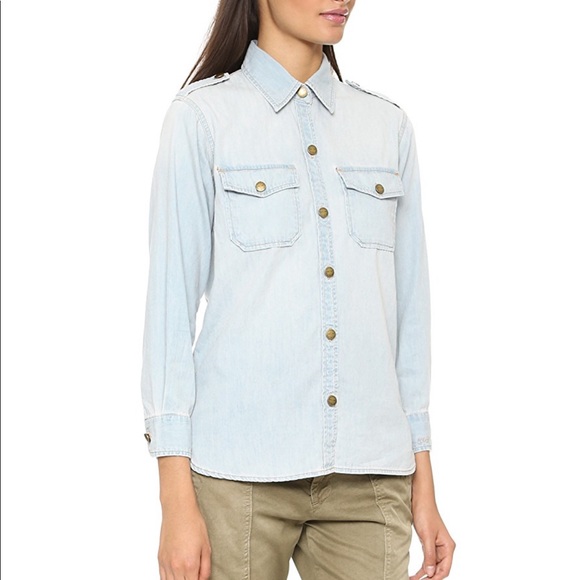 Current/Elliott The Perfect Shirt Button Up - Picture 3 of 5